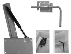 Подъемный механизм для кровати 230 кг (2300N) "кровать-шкаф" (газовый лифт) Германия 