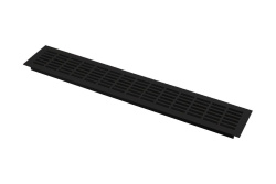 Решетка вентиляции черный 480х60 60480-20 GTV 