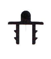 Алюминиевый профиль Росла F 1-20 анодированный 3 м (нижняя направляющая 1 полозная) 