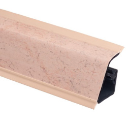 Плинтус Мрамор песчаный(розовый) 128М WAP118 - 4 200мм пластик Rehau