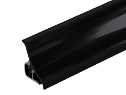 Плинтус Черный глянец 1021 AP120 - 3 000мм пластик Termoplast
