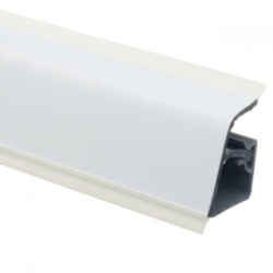 Плинтус Белый глянец 10Г, 801М WAP118 - 4 200мм пластик Rehau